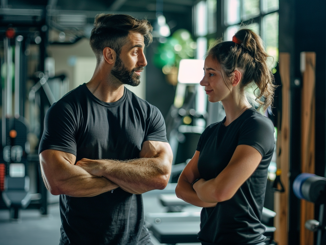 Група людей різного віку займається фітнесом